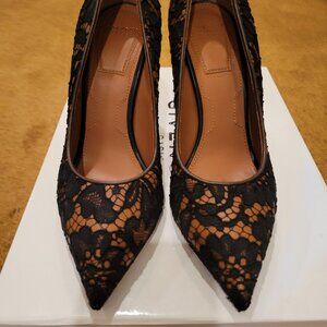 Givenchy Escarpin 10 Lace Noir Noisette. Size 36.5. New with box.